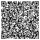 QR code with H E B Foods contacts