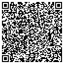 QR code with B & B Video contacts
