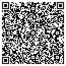 QR code with H & H Uniques contacts