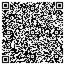 QR code with H Trucking contacts