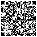 QR code with P J Liquor contacts