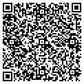 QR code with E F G contacts