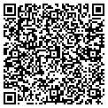 QR code with 1 & Mas contacts
