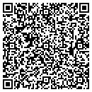 QR code with V JS Arcade contacts