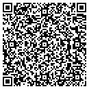 QR code with H & H Videos contacts