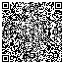 QR code with H & H Mowing contacts