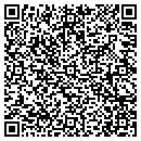 QR code with B&E Vending contacts