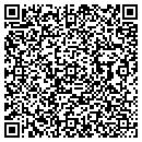QR code with D E McGruder contacts