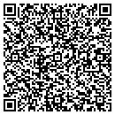 QR code with H & M Farm contacts