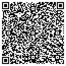 QR code with V J's Machine Quilting contacts