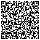 QR code with B Quilting contacts