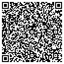 QR code with W Excavating contacts