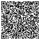 QR code with B & M Venetian Blinds contacts