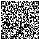 QR code with B J's Blinds contacts