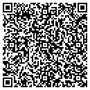 QR code with B&B Self Storage contacts