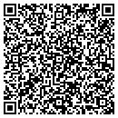 QR code with E F Tree Service contacts