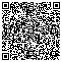 QR code with B & M contacts
