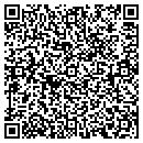 QR code with H U C S Inc contacts