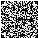 QR code with P K Service contacts