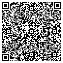 QR code with 3 Day Blinds contacts