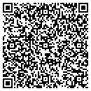 QR code with P M & A Signs contacts