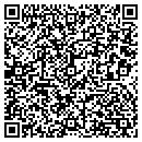 QR code with P & D Custom Woodworks contacts