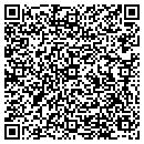 QR code with B & J's Back Room contacts