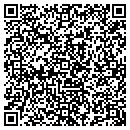 QR code with E F Tree Service contacts