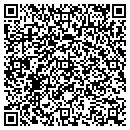 QR code with P & M Service contacts