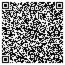 QR code with P & B Properties contacts