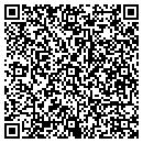 QR code with B and B Locksmith contacts