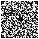 QR code with K V Fencing contacts