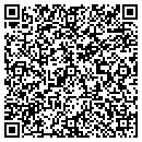 QR code with R W Glade PHD contacts