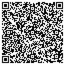 QR code with B & D Printing contacts