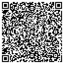 QR code with B & E Appliance contacts