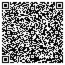 QR code with P B's Bar B Que contacts
