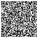 QR code with B & B Tree & Garden contacts