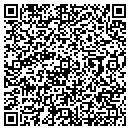 QR code with K W Concrete contacts