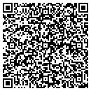 QR code with K B Express contacts