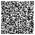 QR code with B B & T contacts