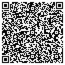 QR code with P & M Cabinet contacts