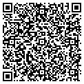 QR code with B B & T contacts