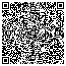 QR code with P & C Video Center contacts