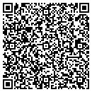 QR code with H F Copies contacts