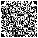 QR code with P W Anderson contacts