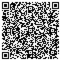 QR code with B B & T contacts