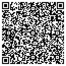 QR code with H & H Log Yard contacts