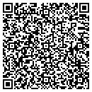 QR code with H H Hauling contacts