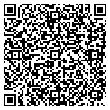 QR code with B B & T contacts