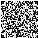 QR code with P & J Service Center contacts